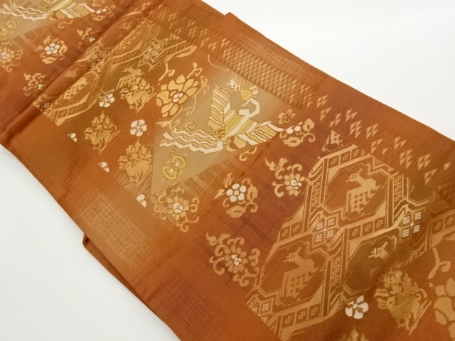 JAPANESE NAGOYA OBI / WOVEN ARISUGAWA PATTERN